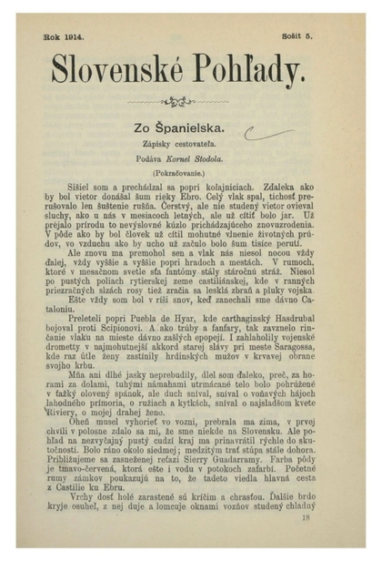 E-magazín Slovenské pohľady 2/1914 - Slovenská národná knižnica