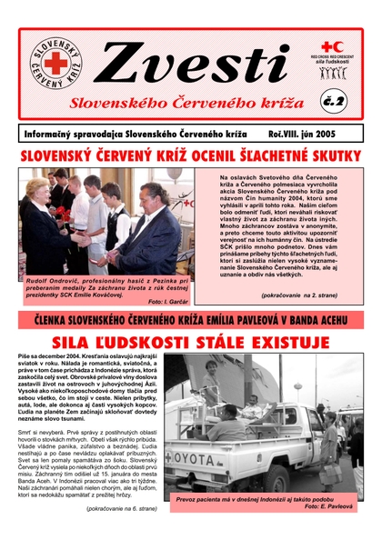 E-magazín Zvesti jun 2005 - Slovenský Červený kríž