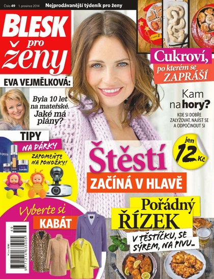 E-magazín Blesk pro ženy 1.12.2014 - CZECH NEWS CENTER a. s.