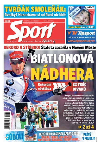 E-magazín Sport 7.2.2015 - CZECH NEWS CENTER a. s.