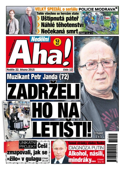 E-magazín Nedělní AHA! - 22.3.2015 - CZECH NEWS CENTER a. s.