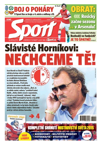 E-magazín Sport - 23.5.2015 - CZECH NEWS CENTER a. s.