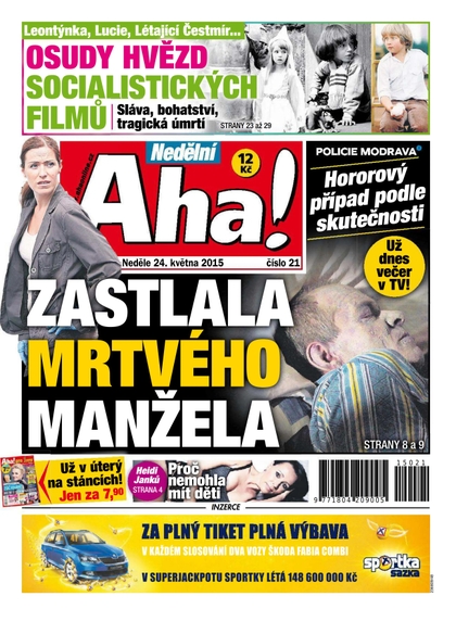 E-magazín Nedělní AHA! - 24.5.2015 - CZECH NEWS CENTER a. s.
