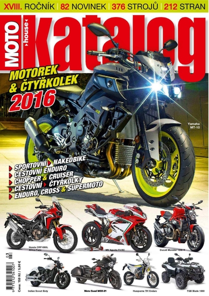 E-magazín Motohouse katalog motocyklů 2016 - Mediaforce, s.r.o.