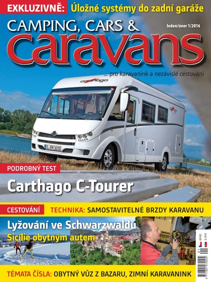 E-magazín Camping, Cars &amp; Caravans 1/2016 - NAKLADATELSTVÍ MISE, s.r.o.