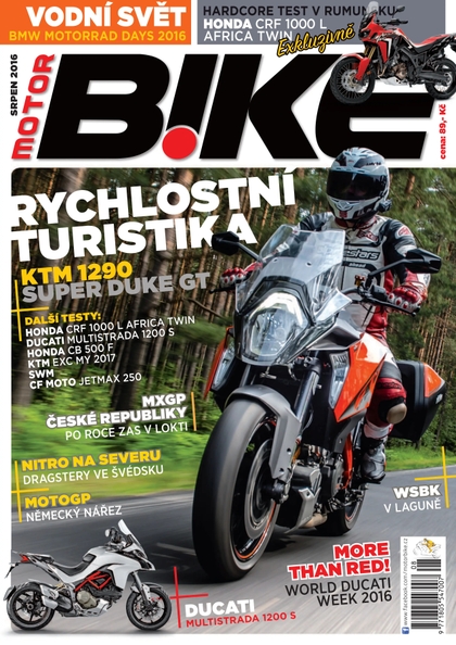 E-magazín Motorbike 08/2016 - X Ray Media, s.r.o.