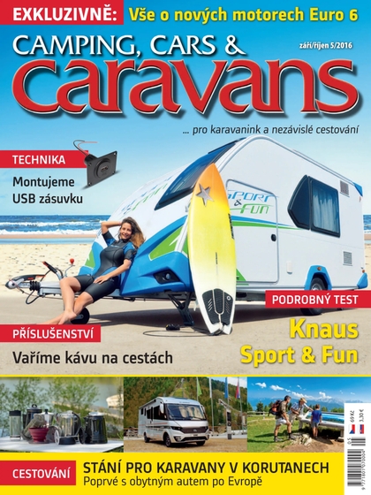 E-magazín Camping, Cars &amp; Caravans 5/2016 - NAKLADATELSTVÍ MISE, s.r.o.