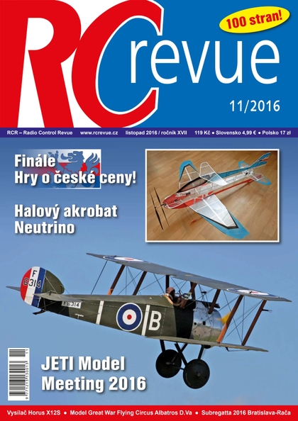 E-magazín RC revue 11/16 - RCR s.r.o.