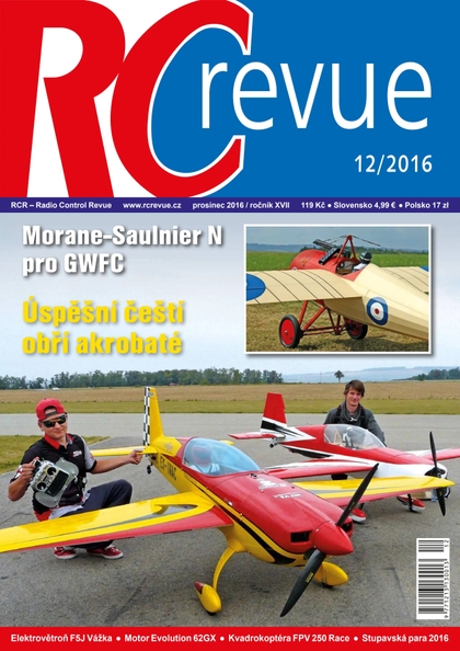 E-magazín RC revue 12/16 - RCR s.r.o.