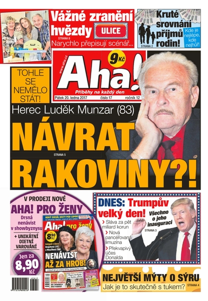 E-magazín AHA! - 20.1.2017 - CZECH NEWS CENTER a. s.