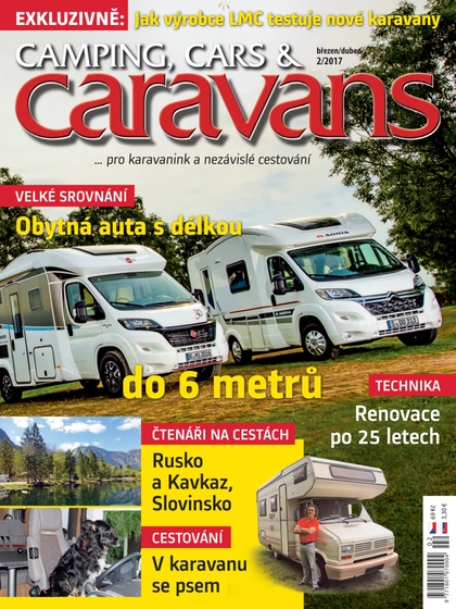 E-magazín Camping, Cars &amp; Caravans 2/2017 - NAKLADATELSTVÍ MISE, s.r.o.