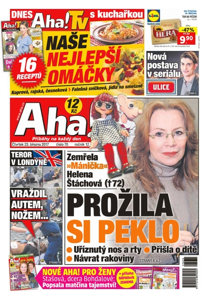E-magazín AHA! - 23.3.2017 - CZECH NEWS CENTER a. s.