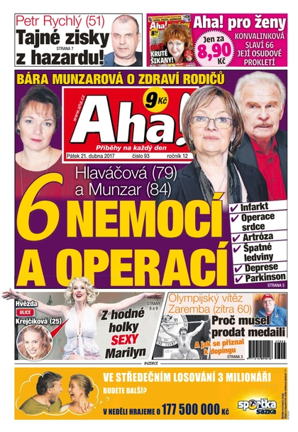 E-magazín AHA! - 21.4.2017 - CZECH NEWS CENTER a. s.