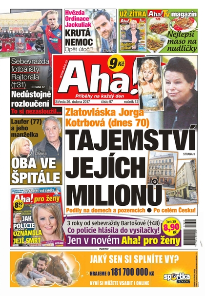E-magazín AHA! - 26.4.2017 - CZECH NEWS CENTER a. s.
