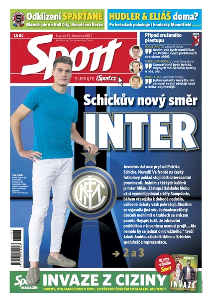 E-magazín Sport - 20.7.2017 - CZECH NEWS CENTER a. s.