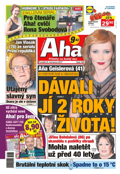 E-magazín AHA! - 24.7.2017 - CZECH NEWS CENTER a. s.