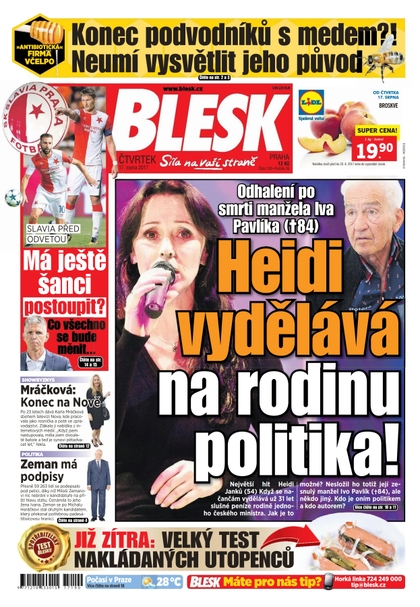 E-magazín Blesk - 17.8.2017 - CZECH NEWS CENTER a. s.