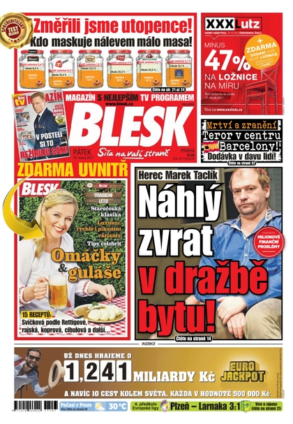 E-magazín Blesk - 18.8.2017 - CZECH NEWS CENTER a. s.