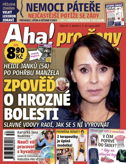 E-magazín AHA! pro ženy 22.8.2017 - CZECH NEWS CENTER a. s.