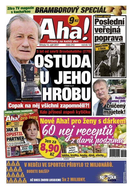 E-magazín AHA! - 13.9.2017 - CZECH NEWS CENTER a. s.