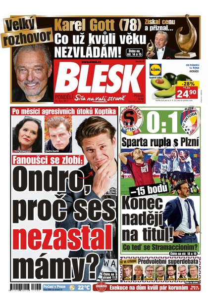 E-magazín Blesk - 16.10.2017 - CZECH NEWS CENTER a. s.
