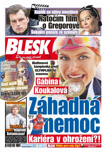 E-magazín Blesk - 17.10.2017 - CZECH NEWS CENTER a. s.