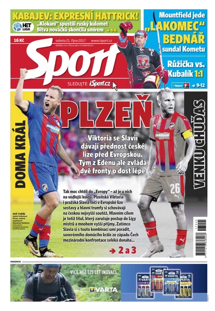 E-magazín Sport - 21.10.2017 - CZECH NEWS CENTER a. s.