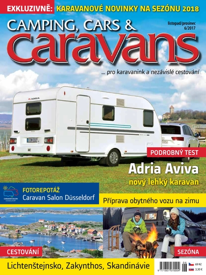 E-magazín Camping, Cars &amp; Caravans 6/2017 (listopad/prosinec) - NAKLADATELSTVÍ MISE, s.r.o.