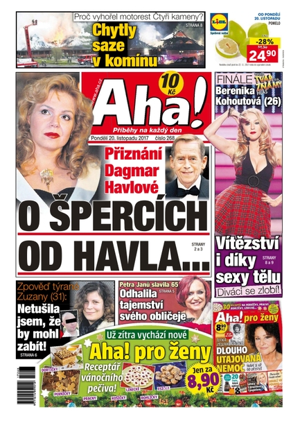 E-magazín AHA! - 20.11.2017 - CZECH NEWS CENTER a. s.