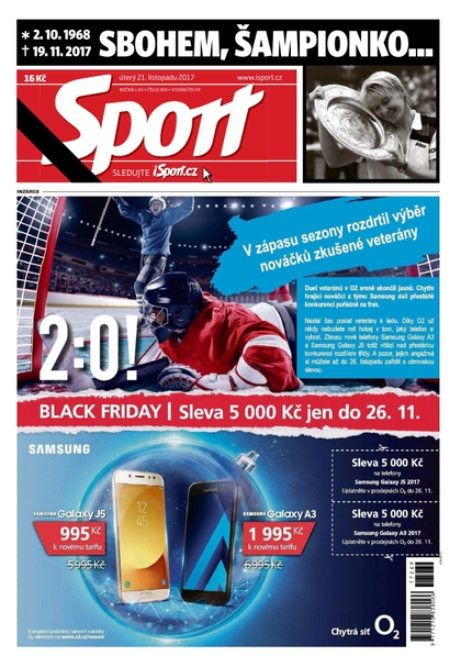 E-magazín Sport - 21.11.2017 - CZECH NEWS CENTER a. s.