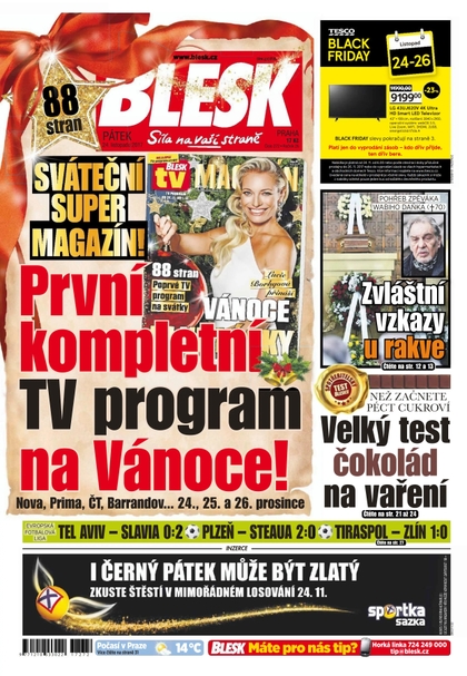 E-magazín Blesk - 24.11.2017 - CZECH NEWS CENTER a. s.