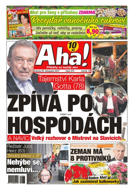 E-magazín AHA! - 25.11.2017 - CZECH NEWS CENTER a. s.