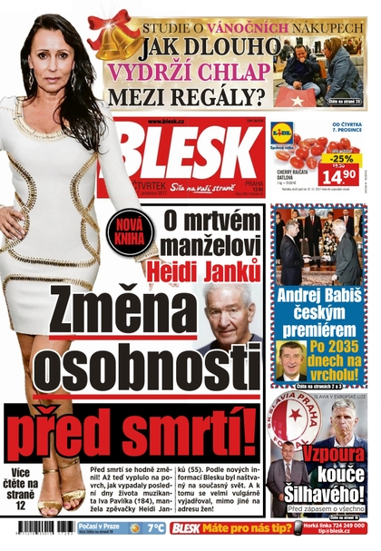 E-magazín Blesk - 7.12.2017 - CZECH NEWS CENTER a. s.
