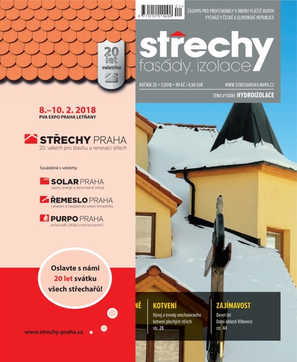 E-magazín Střechy-Fasády-Izolace 1/2018 - EEZY Publishing