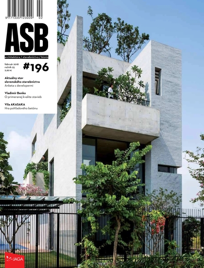 E-magazín ASB Architektúra Stavebníctvo Biznis 2018 01-02 - JAGA GROUP, s.r.o. 