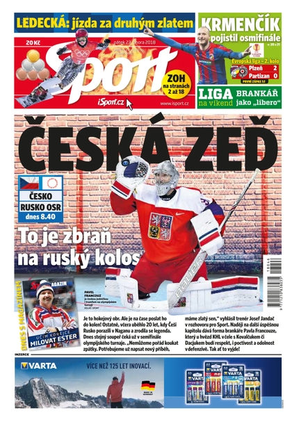 E-magazín Sport - 23.2.2018 - CZECH NEWS CENTER a. s.