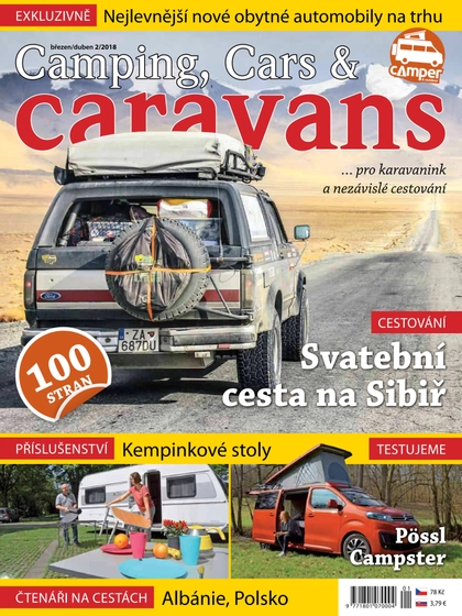 E-magazín Camping, Cars &amp; Caravans 2/2018 - NAKLADATELSTVÍ MISE, s.r.o.