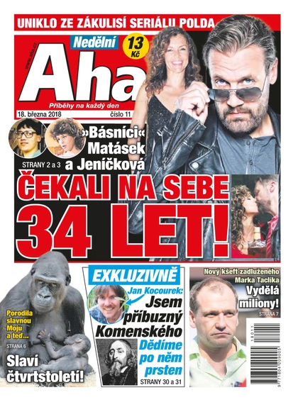E-magazín Nedělní AHA! - 18.3.2018 - CZECH NEWS CENTER a. s.