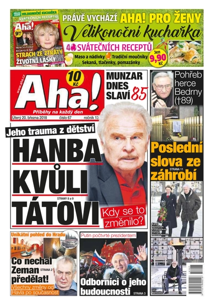 E-magazín AHA! - 20.3.2018 - CZECH NEWS CENTER a. s.