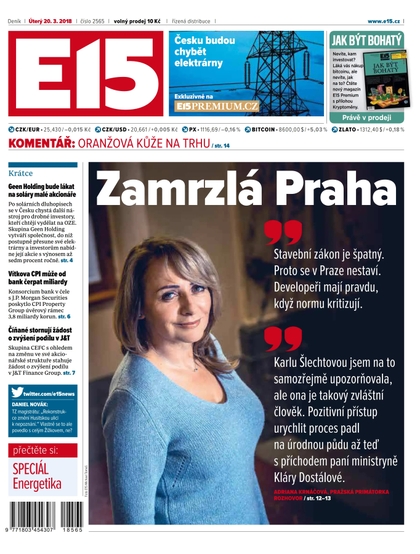 E-magazín E15 - 20.3.2018 - CZECH NEWS CENTER a. s.