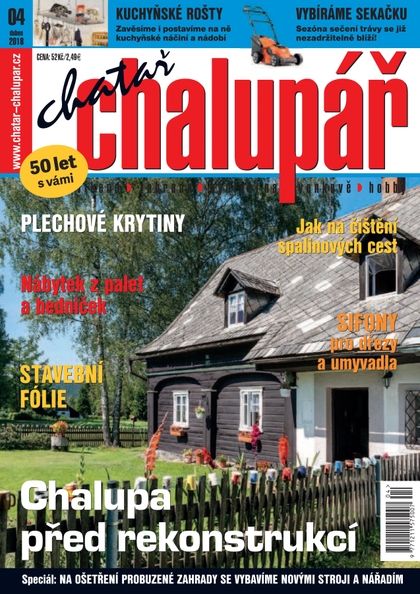 E-magazín Chatař &amp; chalupář 4-2018 - Časopisy pro volný čas s. r. o.