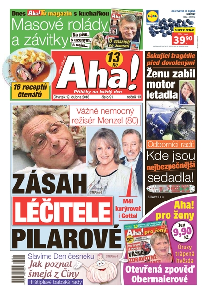 E-magazín AHA! - 19.4.2018 - CZECH NEWS CENTER a. s.