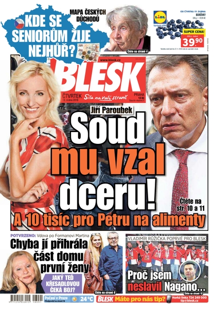 E-magazín Blesk - 19.4.2018 - CZECH NEWS CENTER a. s.