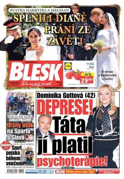 E-magazín Blesk - 21.5.2018 - CZECH NEWS CENTER a. s.