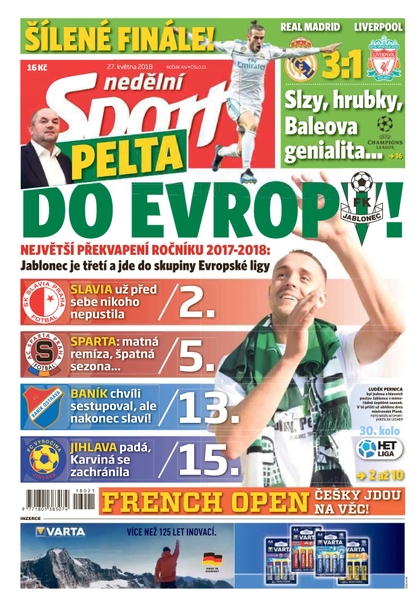 E-magazín Nedělní Sport - 27.5.2018 - CZECH NEWS CENTER a. s.