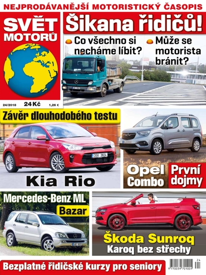 E-magazín Svět motorů - 24/2018 - CZECH NEWS CENTER a. s.