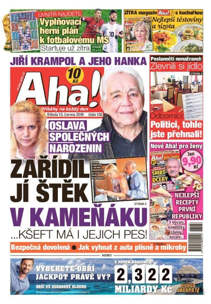 E-magazín AHA! - 13.6.2018 - CZECH NEWS CENTER a. s.