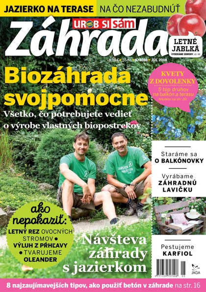 E-magazín Záhrada 2018 05 - JAGA GROUP, s.r.o. 