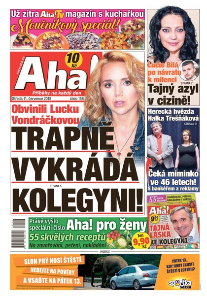 E-magazín AHA! - 11.7.2018 - CZECH NEWS CENTER a. s.
