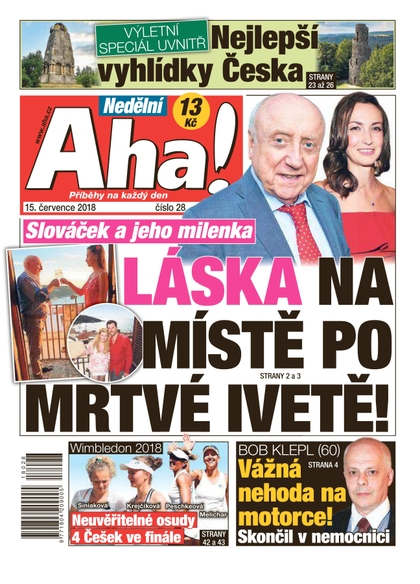 E-magazín Nedělní AHA! - 15.7.2018 - CZECH NEWS CENTER a. s.